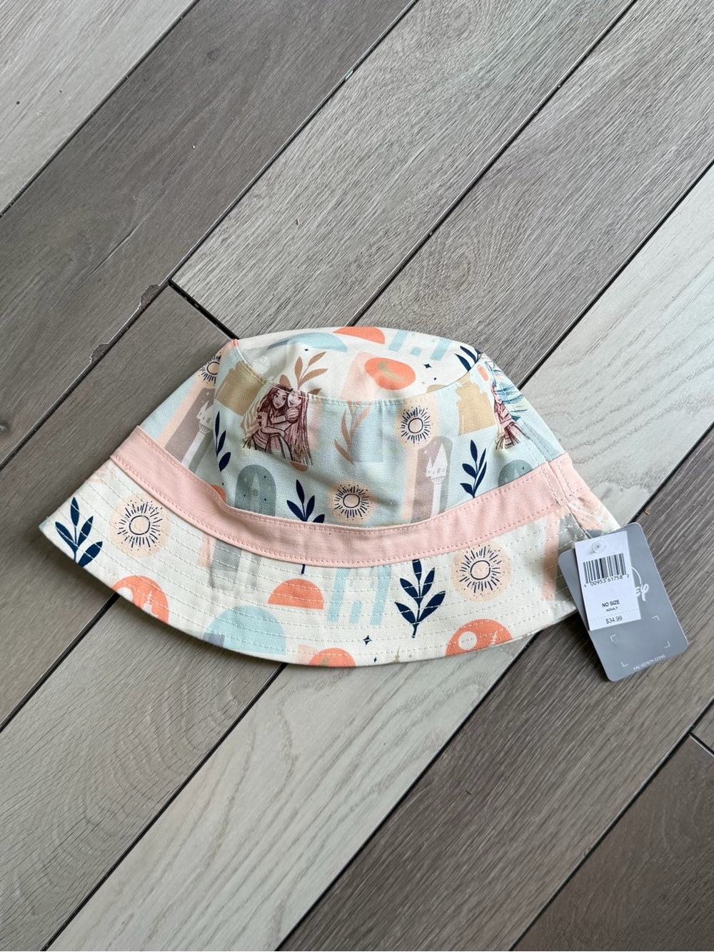 Disney Parks Princess Bucket Sun Hat